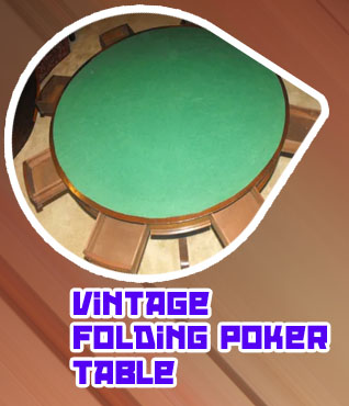 Antique poker table for sale