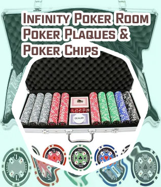 Poker chip plaque set