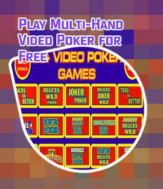 Video poker multi hand free