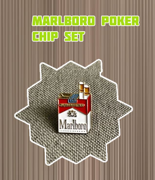 Vintage marlboro poker set